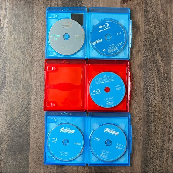 Marvel’s Avengers, Age of Ultron & Endgame Super Hero Films Blu-Ray & DVD Movies - Picture 3 of 3